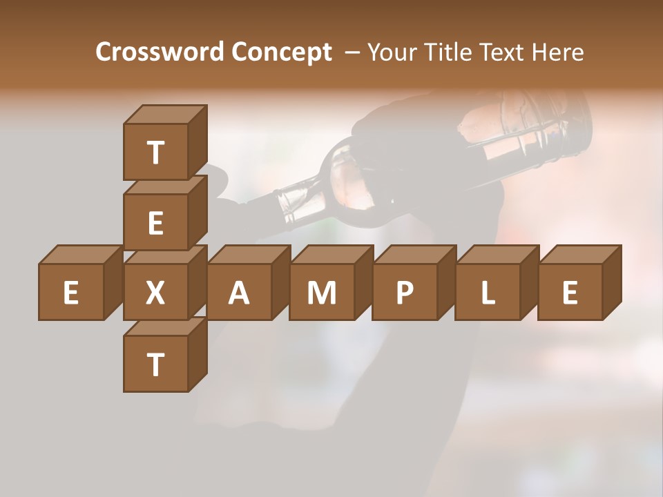 Drinking Background Dark PowerPoint Template