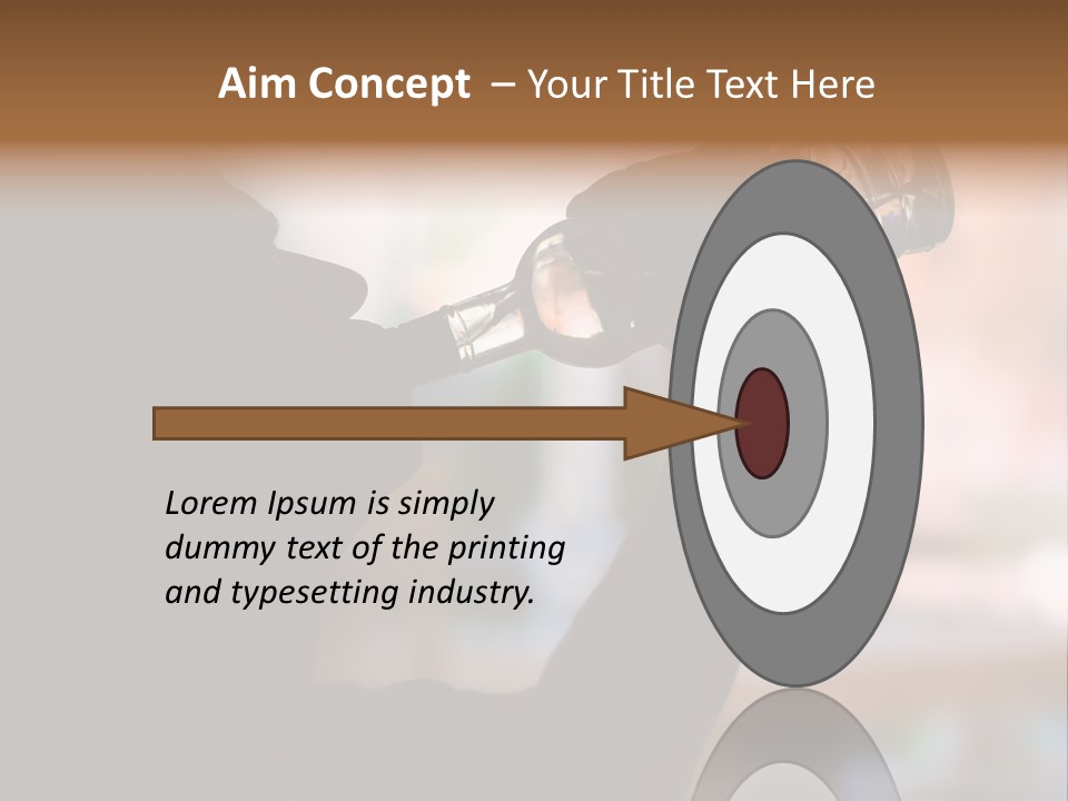 Drinking Background Dark PowerPoint Template