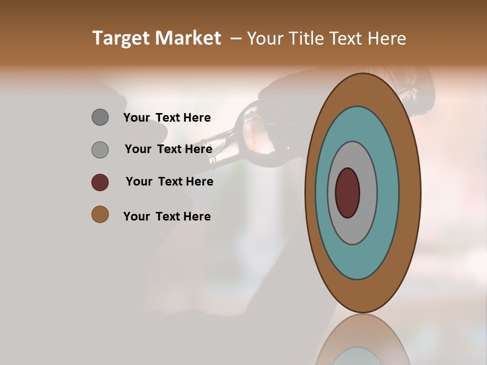 Drinking Background Dark PowerPoint Template