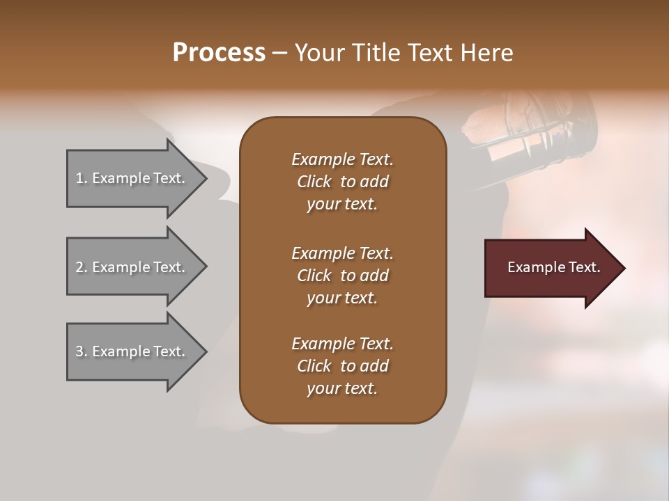 Drinking Background Dark PowerPoint Template