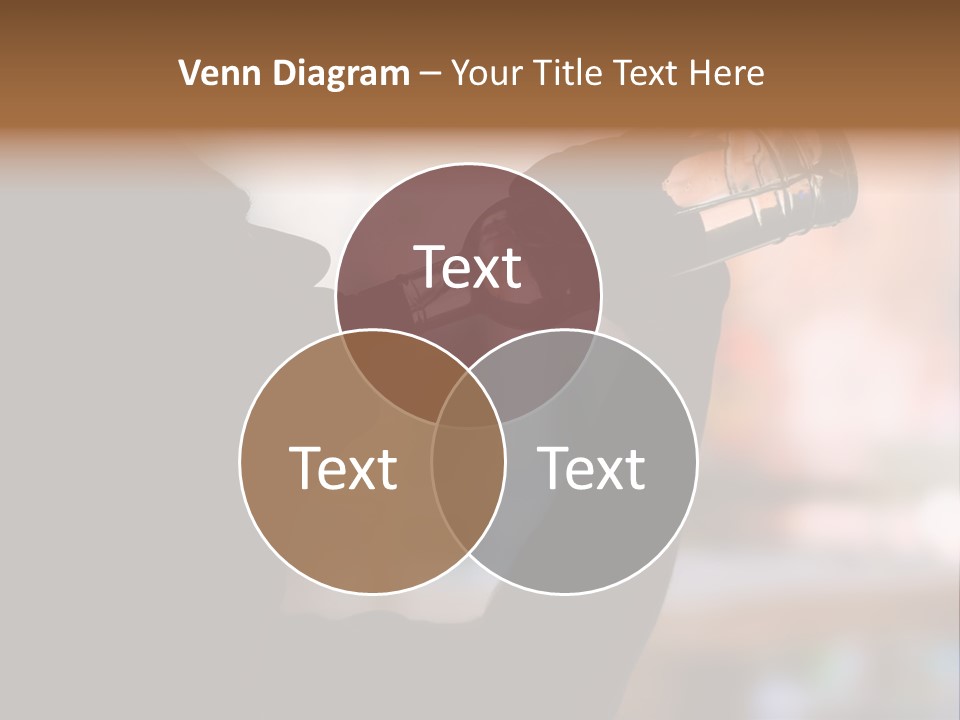 Drinking Background Dark PowerPoint Template