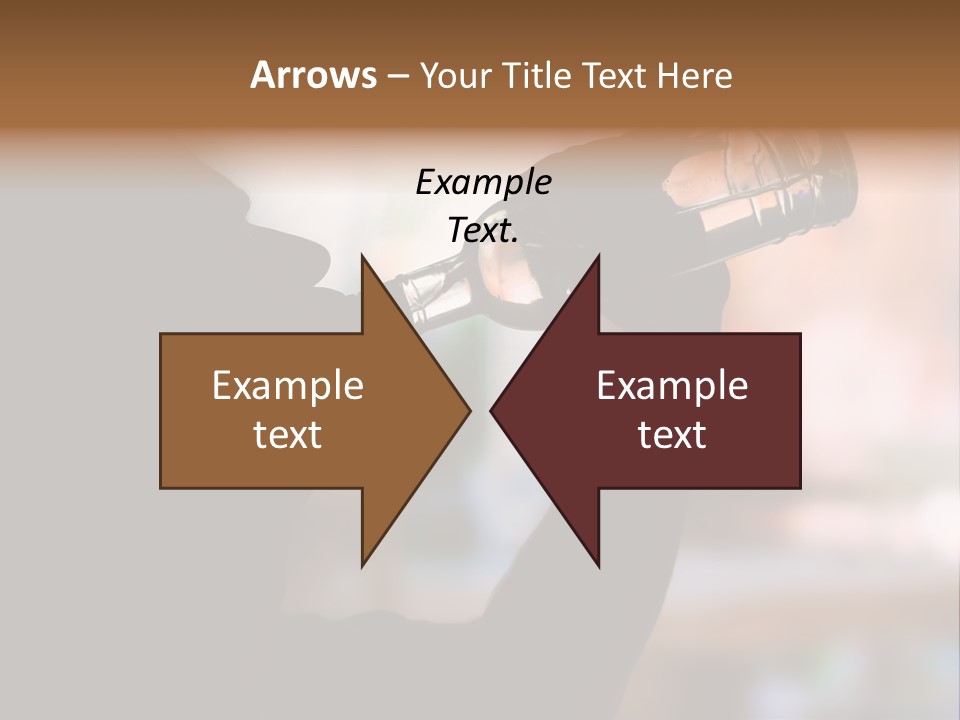 Drinking Background Dark PowerPoint Template