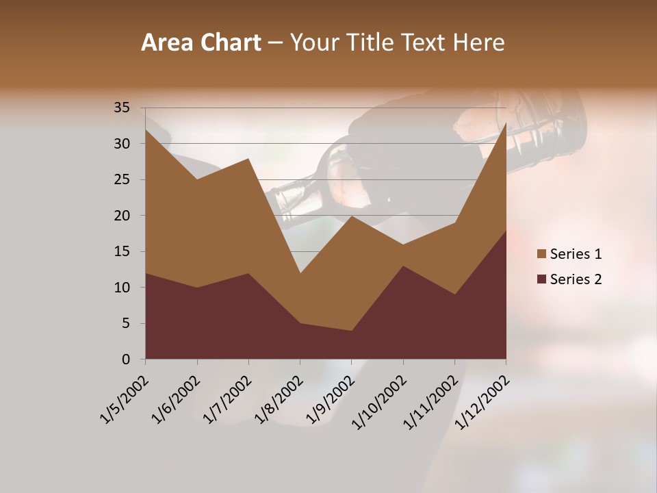 Drinking Background Dark PowerPoint Template