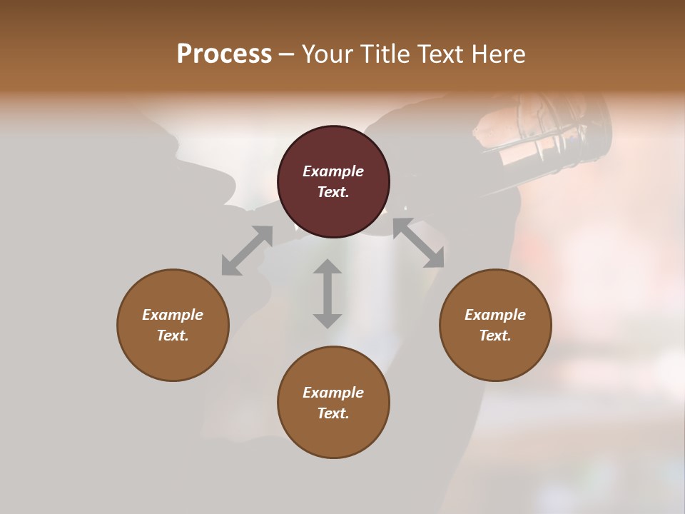 Drinking Background Dark PowerPoint Template