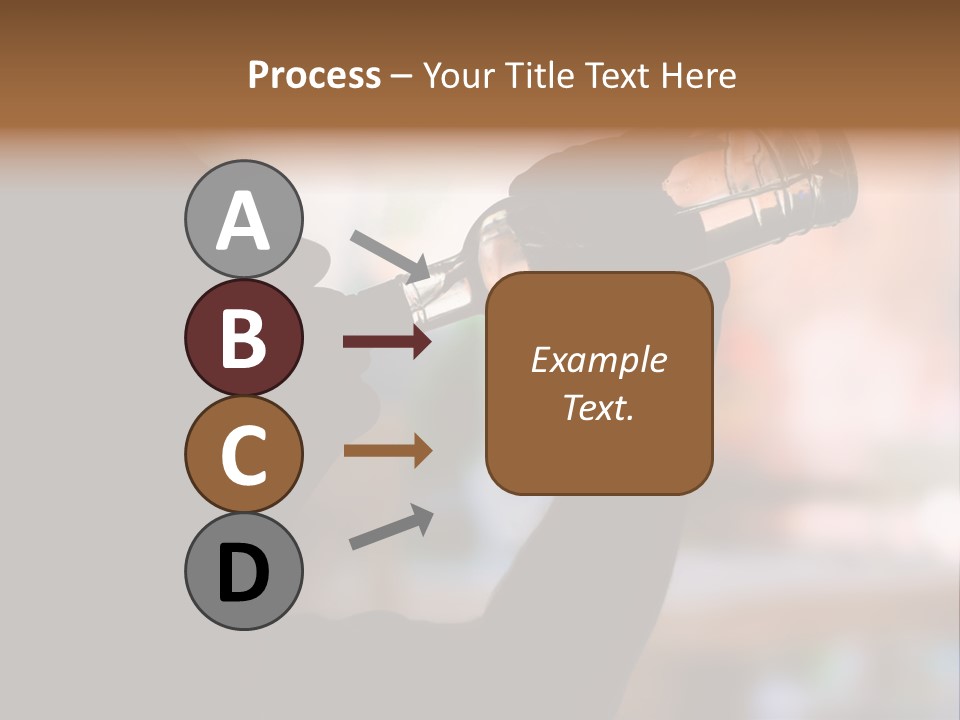 Drinking Background Dark PowerPoint Template