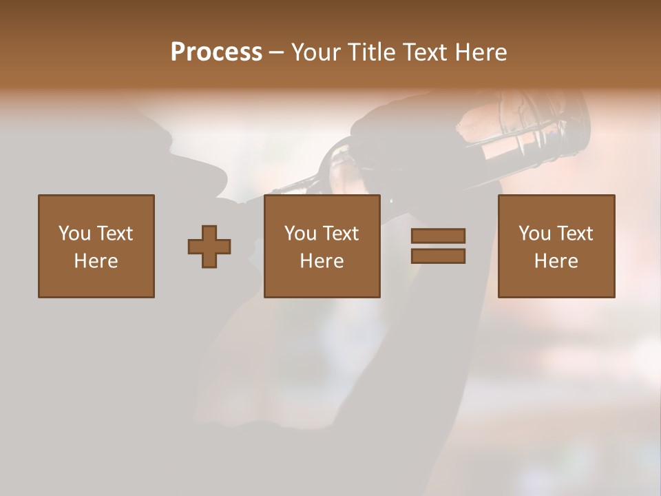 Drinking Background Dark PowerPoint Template