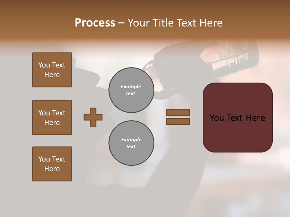 Drinking Background Dark PowerPoint Template