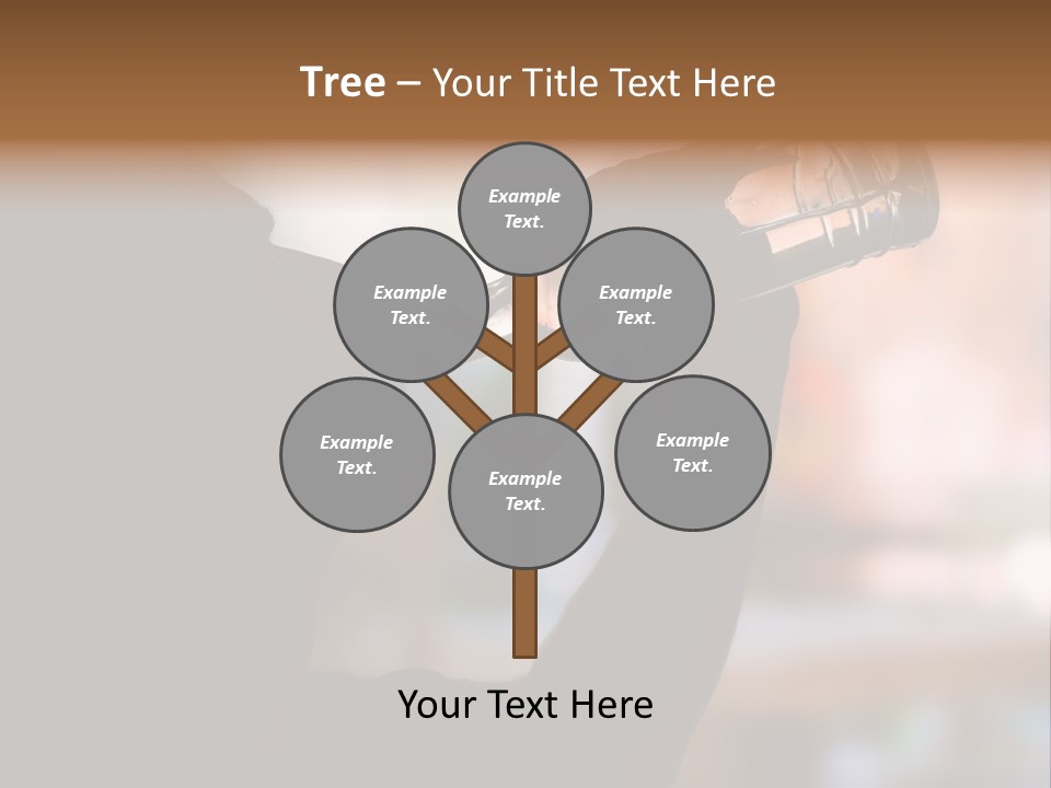 Drinking Background Dark PowerPoint Template