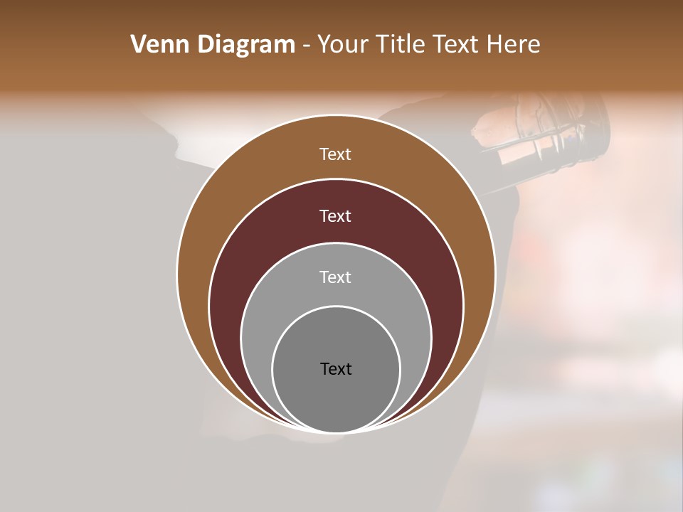 Drinking Background Dark PowerPoint Template