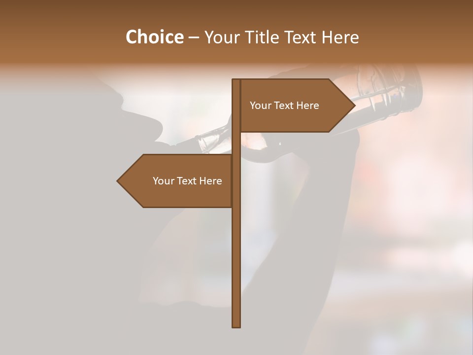 Drinking Background Dark PowerPoint Template