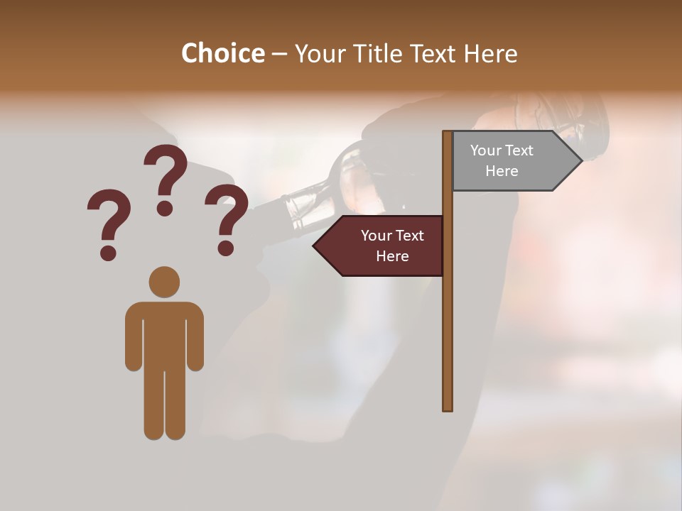 Drinking Background Dark PowerPoint Template