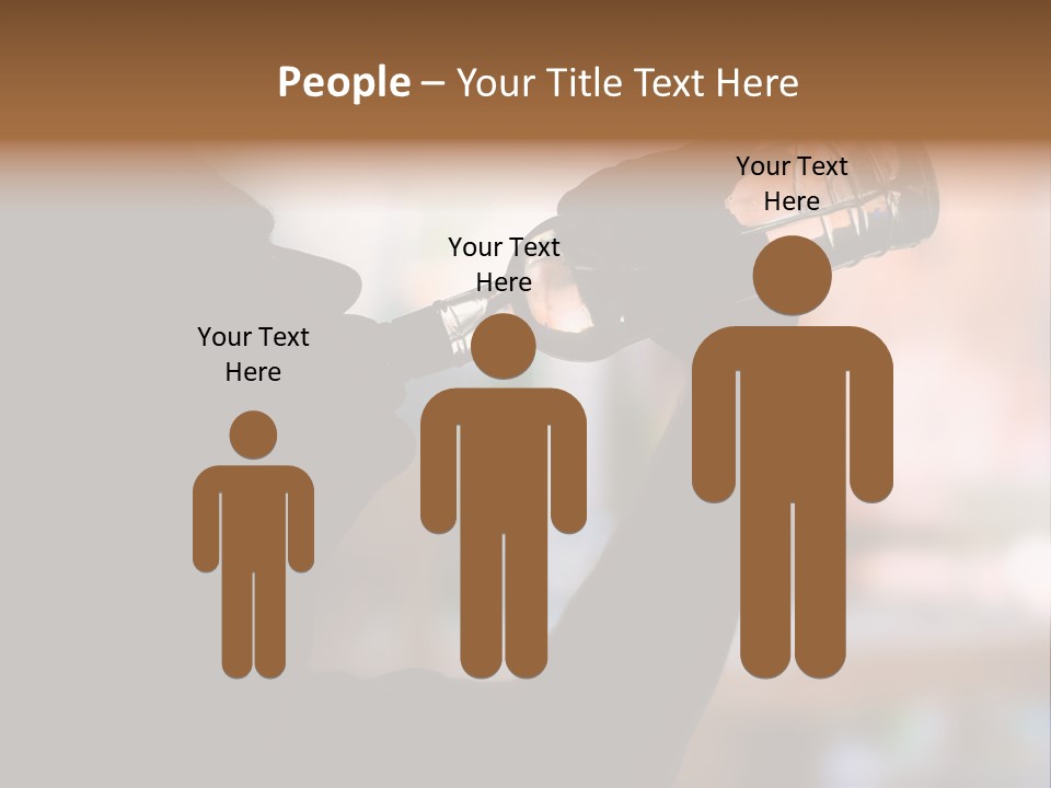 Drinking Background Dark PowerPoint Template