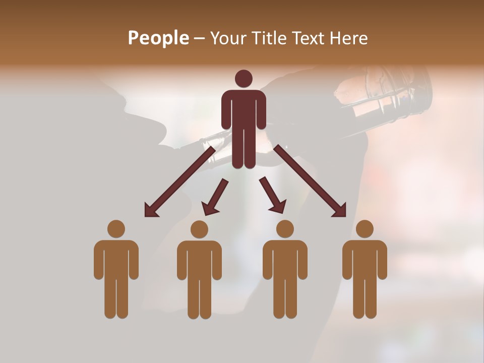 Drinking Background Dark PowerPoint Template