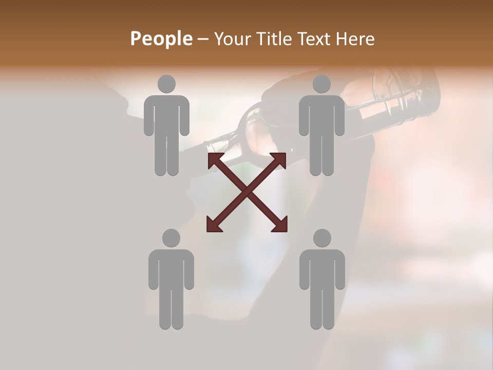 Drinking Background Dark PowerPoint Template