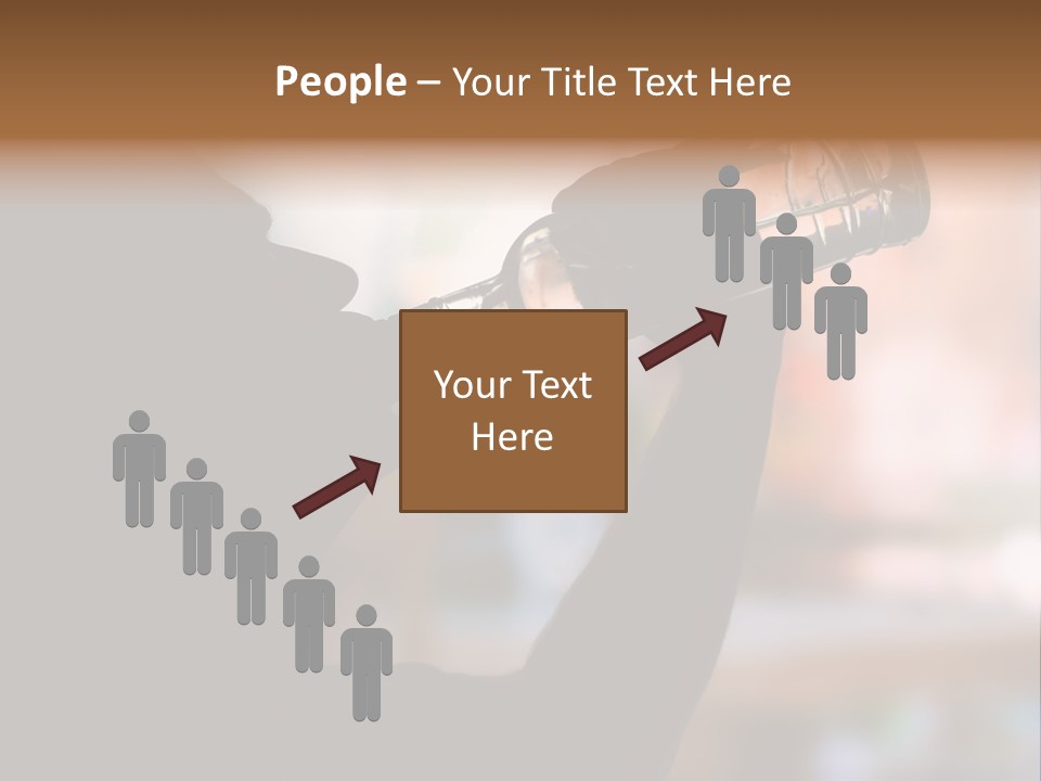 Drinking Background Dark PowerPoint Template