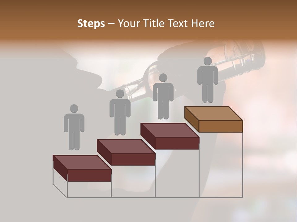 Drinking Background Dark PowerPoint Template