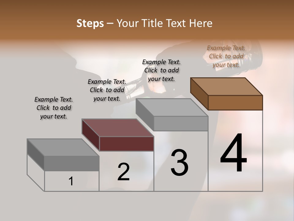 Drinking Background Dark PowerPoint Template