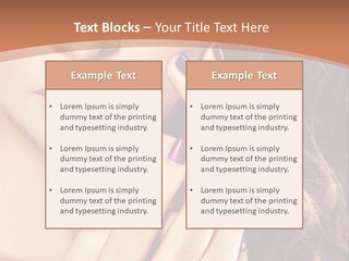 Wavy Hair Violet Manicure PowerPoint Template