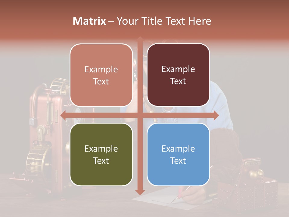 Beautiful Looking Glass PowerPoint Template