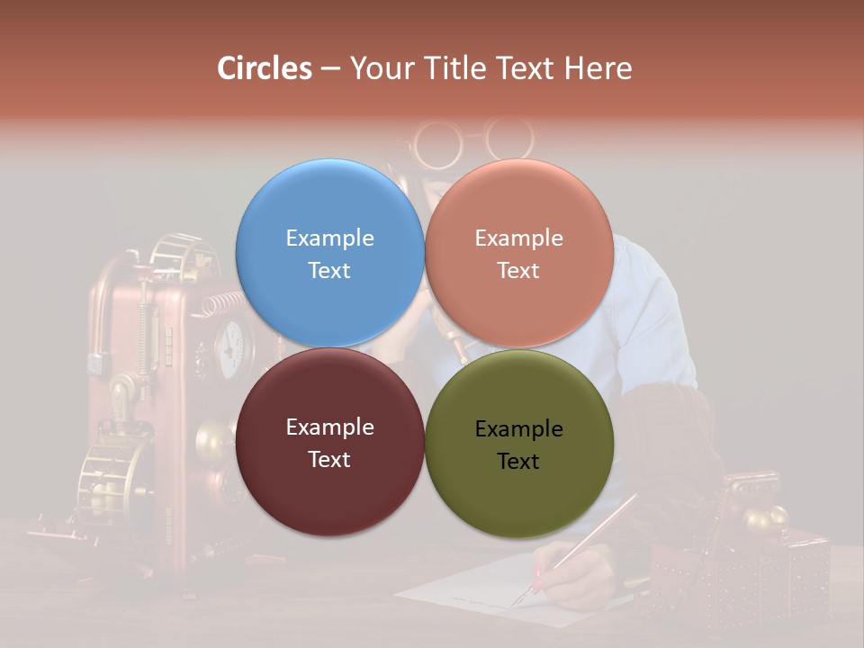 Beautiful Looking Glass PowerPoint Template