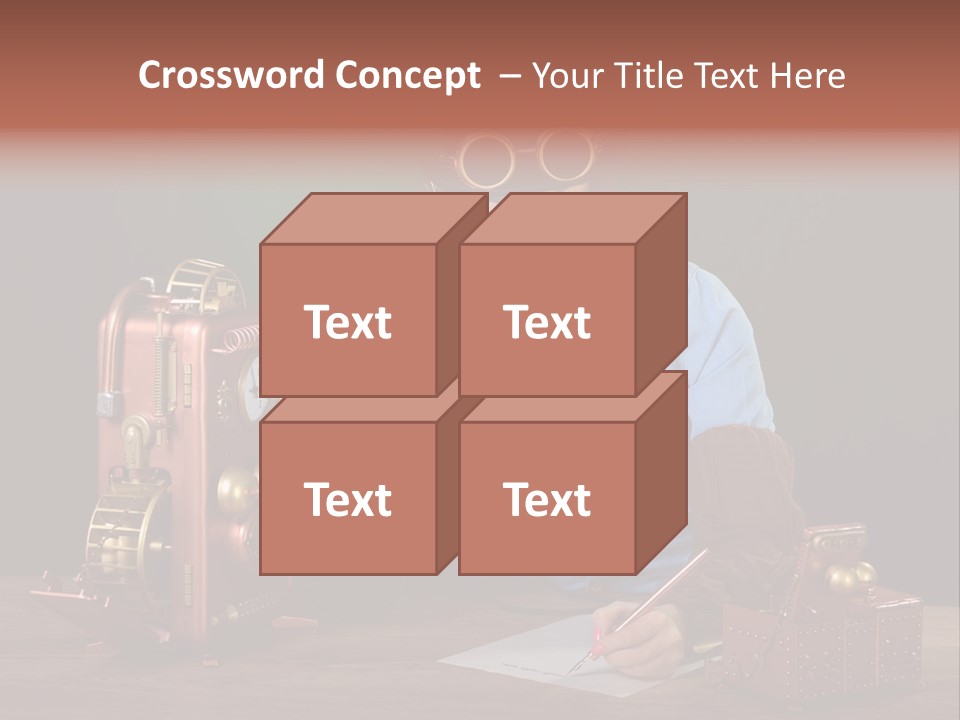 Beautiful Looking Glass PowerPoint Template