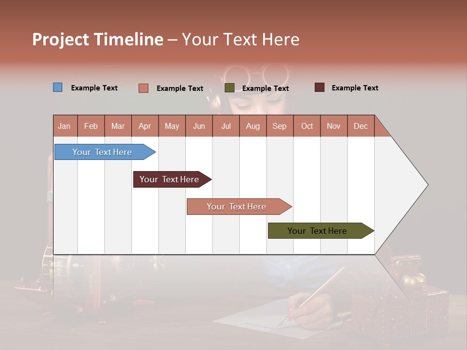 Beautiful Looking Glass PowerPoint Template