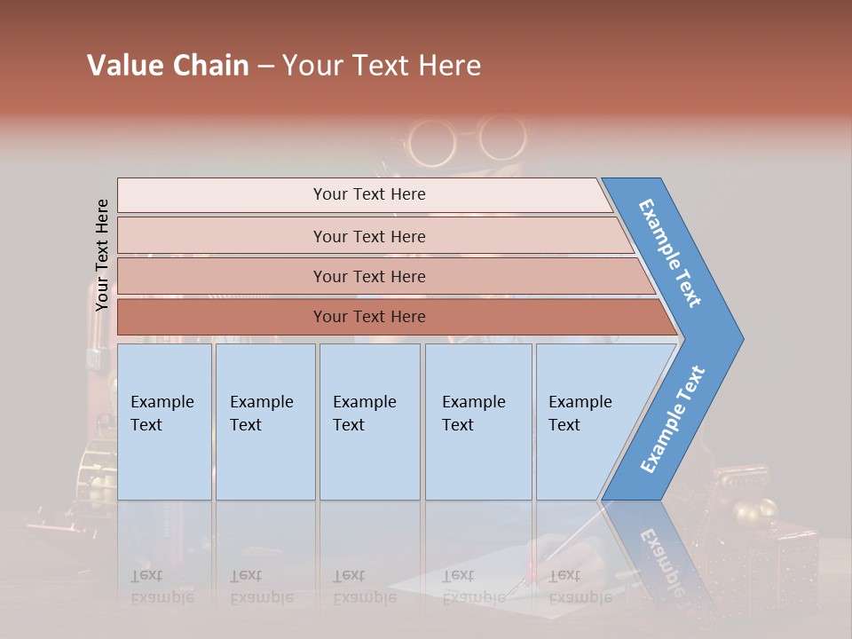 Beautiful Looking Glass PowerPoint Template