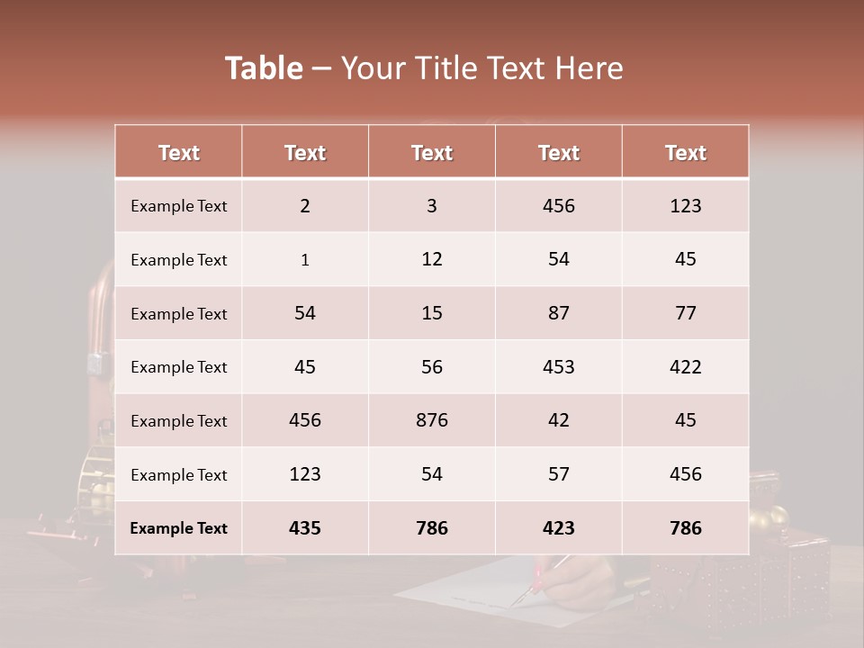 Beautiful Looking Glass PowerPoint Template