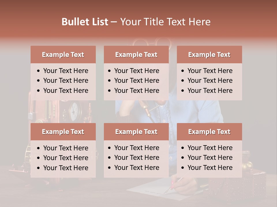 Beautiful Looking Glass PowerPoint Template