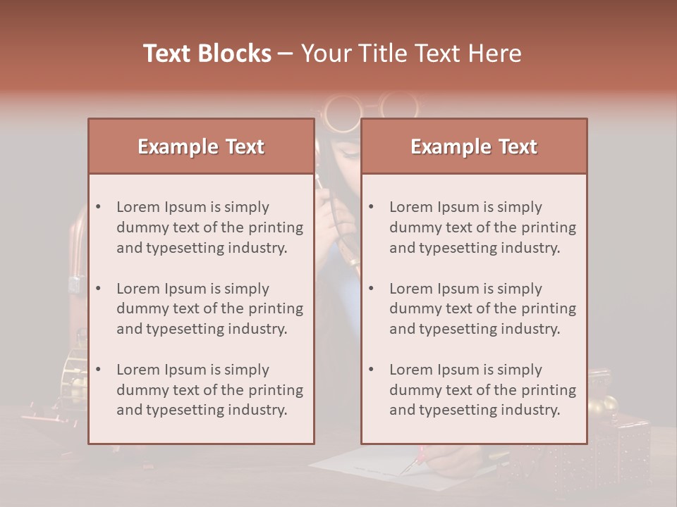Beautiful Looking Glass PowerPoint Template