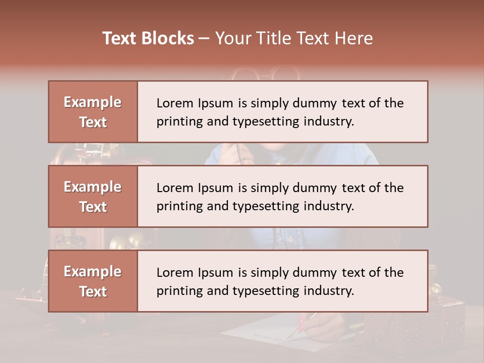 Beautiful Looking Glass PowerPoint Template