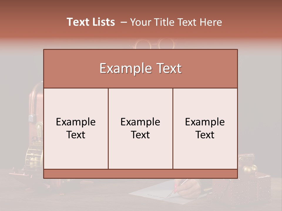 Beautiful Looking Glass PowerPoint Template