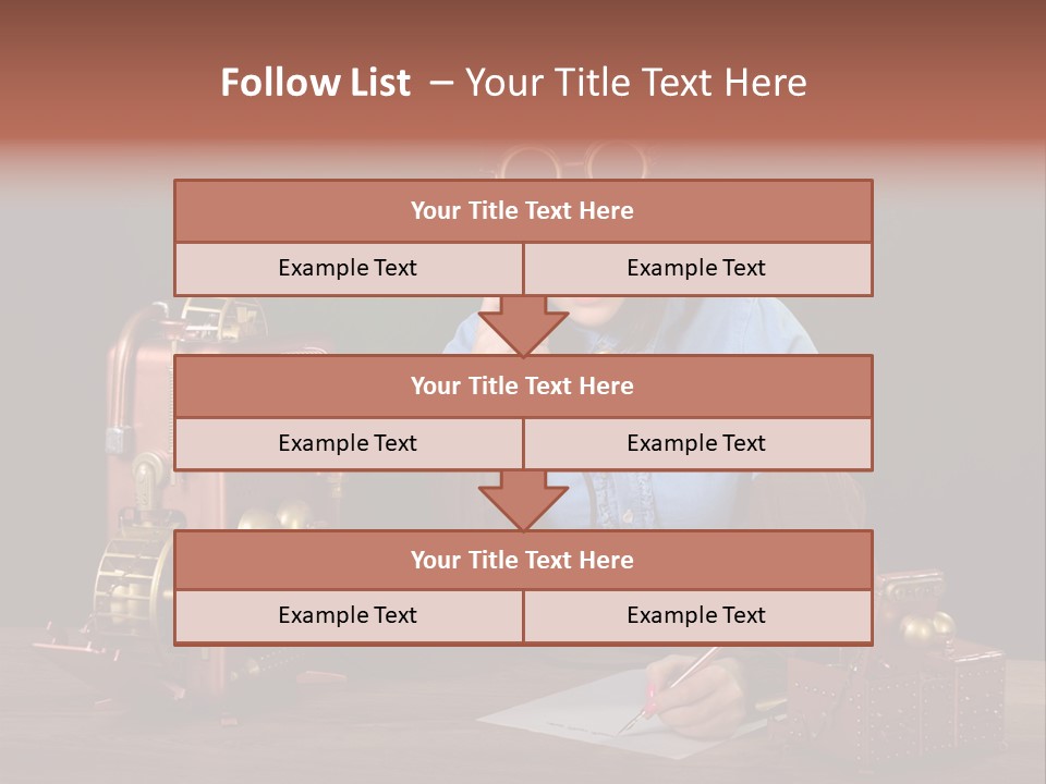 Beautiful Looking Glass PowerPoint Template