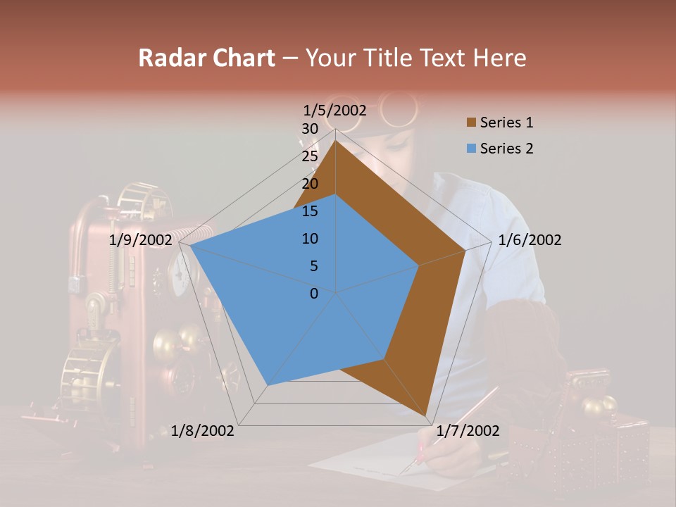Beautiful Looking Glass PowerPoint Template