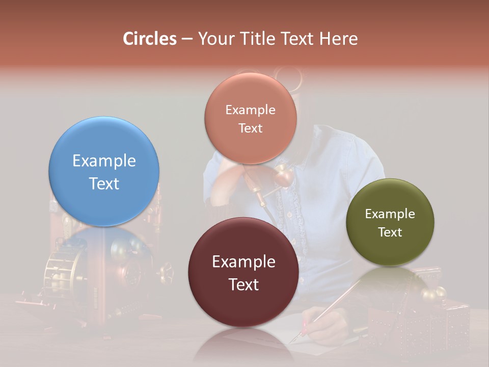 Beautiful Looking Glass PowerPoint Template