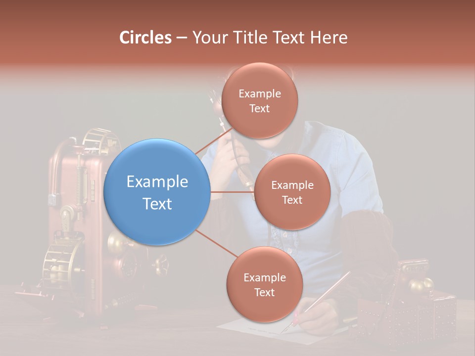 Beautiful Looking Glass PowerPoint Template