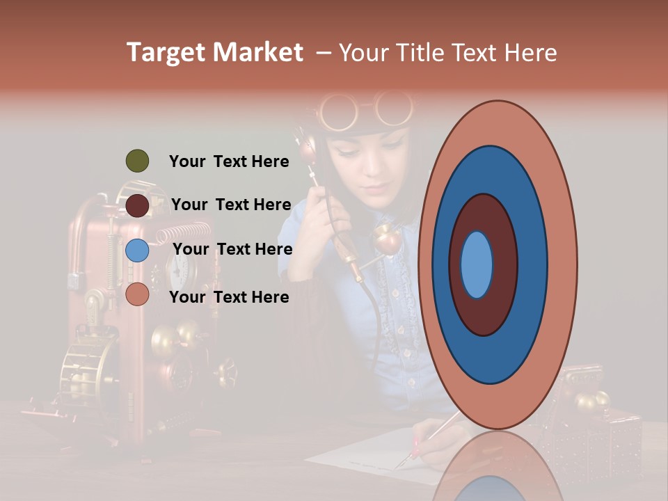 Beautiful Looking Glass PowerPoint Template