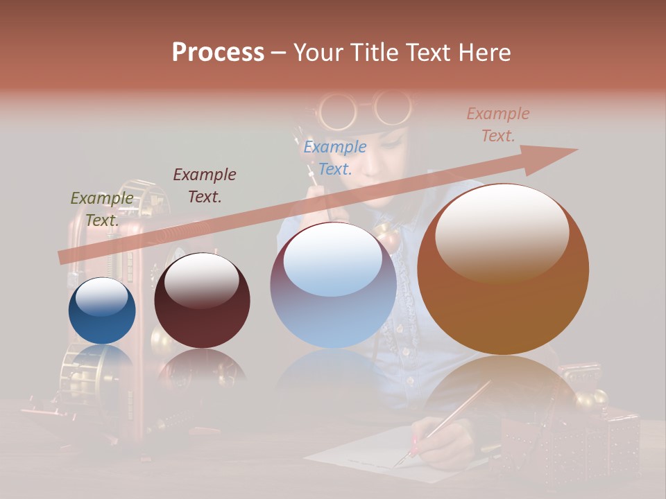 Beautiful Looking Glass PowerPoint Template