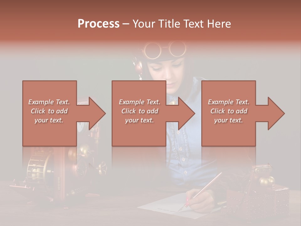Beautiful Looking Glass PowerPoint Template