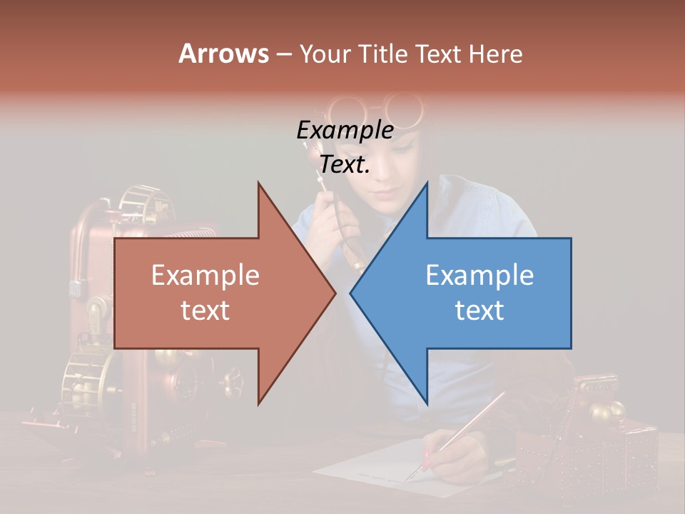 Beautiful Looking Glass PowerPoint Template