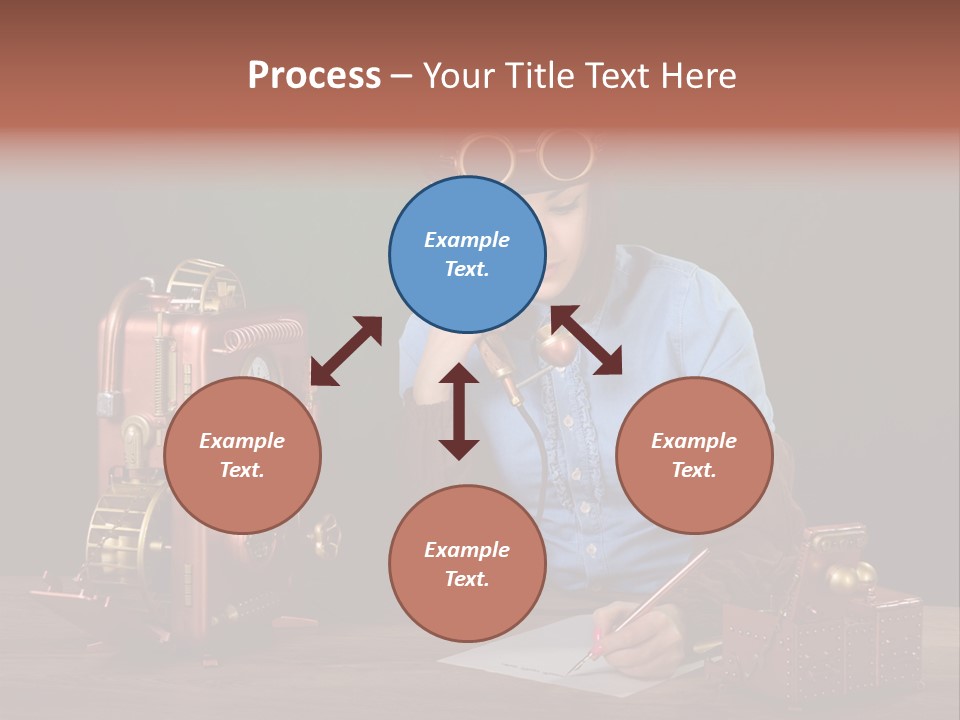 Beautiful Looking Glass PowerPoint Template