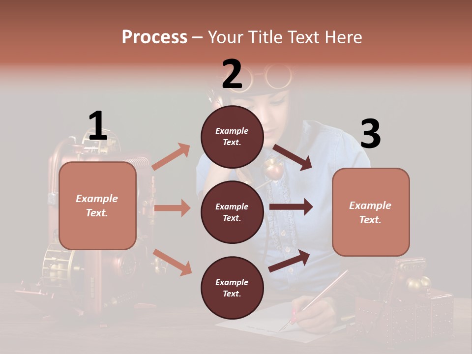 Beautiful Looking Glass PowerPoint Template