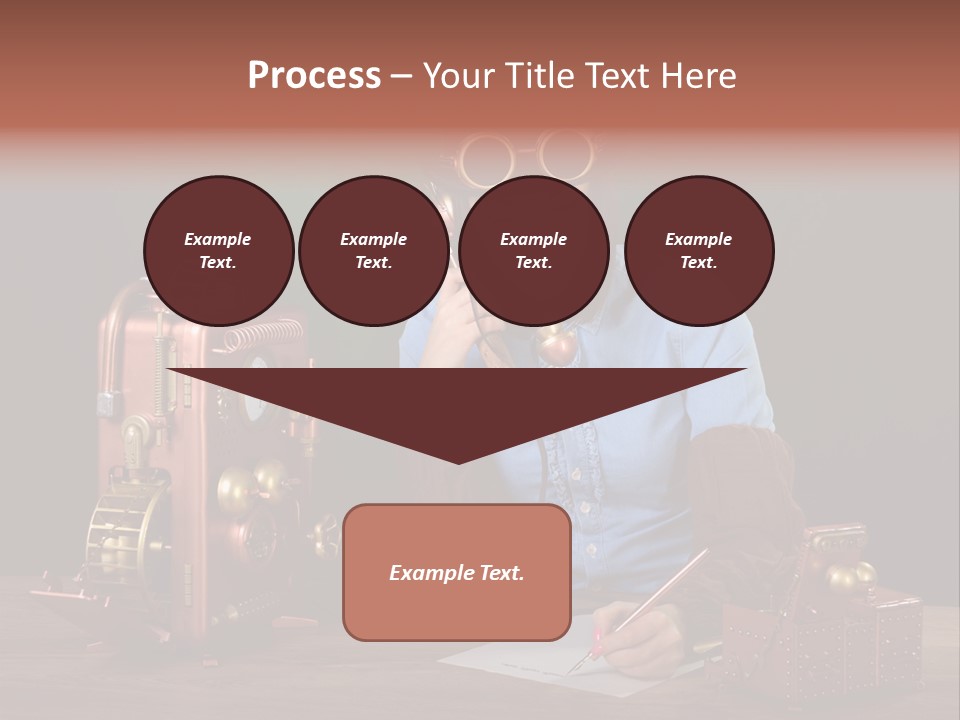 Beautiful Looking Glass PowerPoint Template