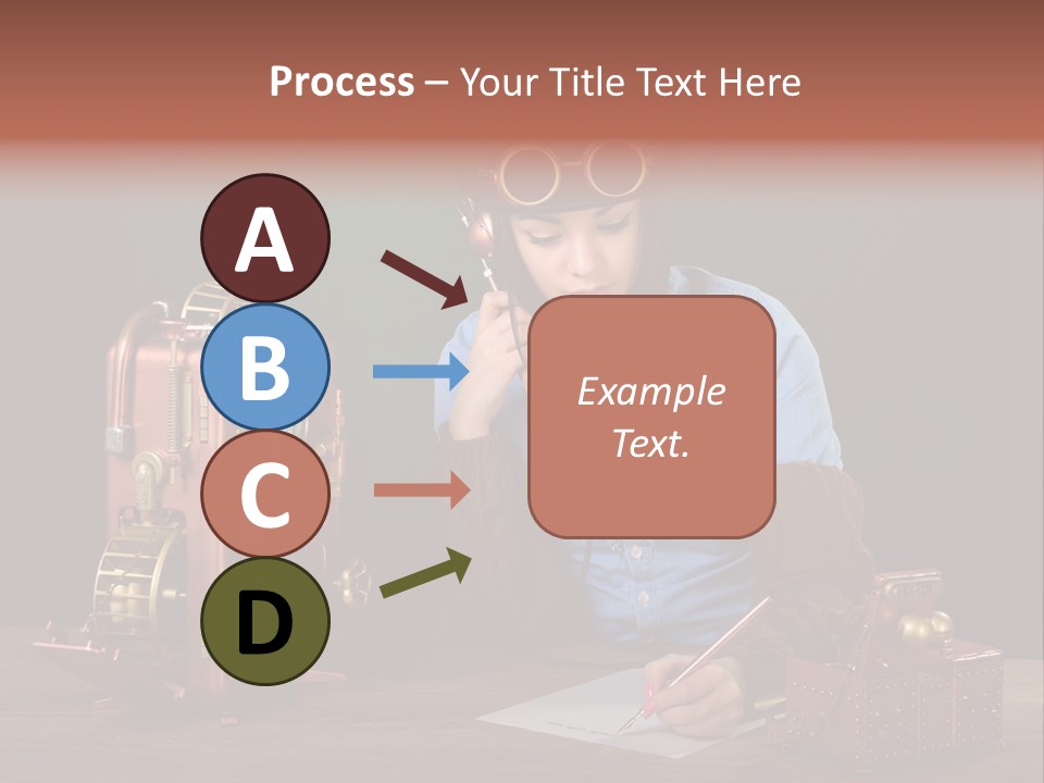 Beautiful Looking Glass PowerPoint Template