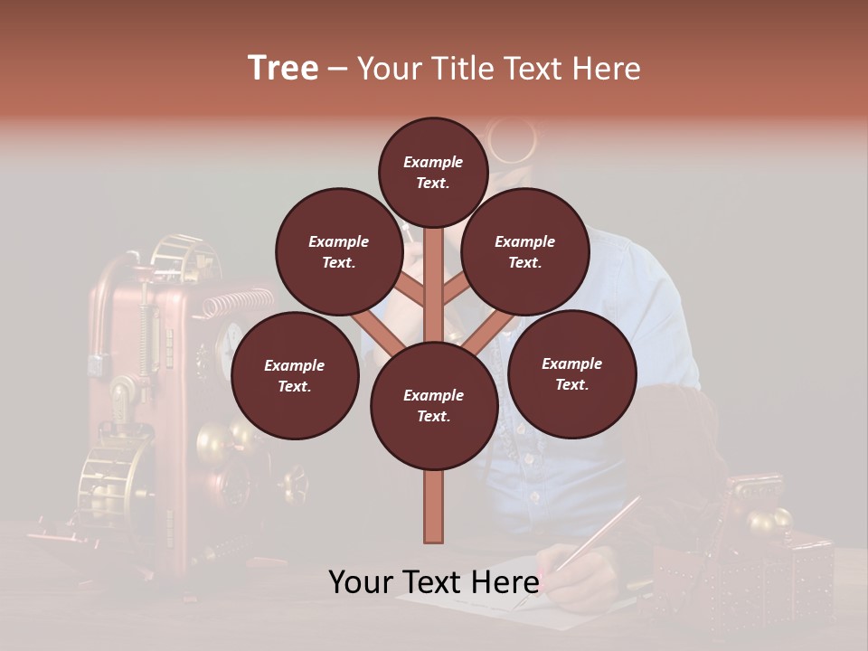 Beautiful Looking Glass PowerPoint Template