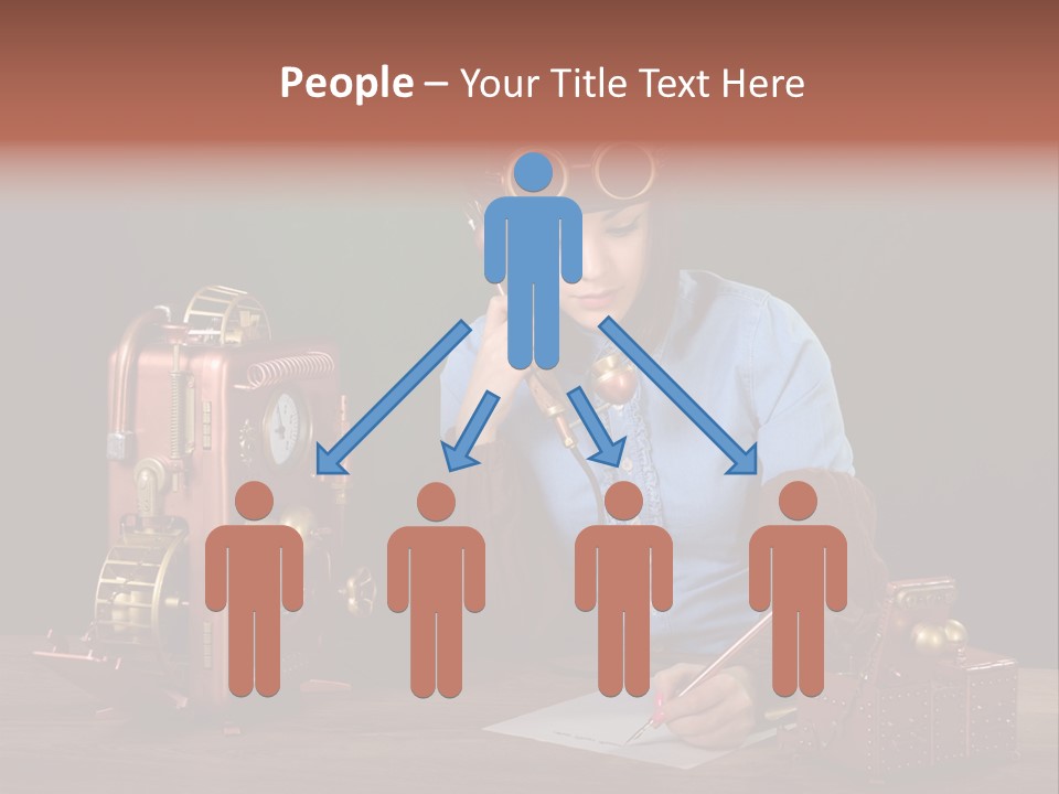 Beautiful Looking Glass PowerPoint Template