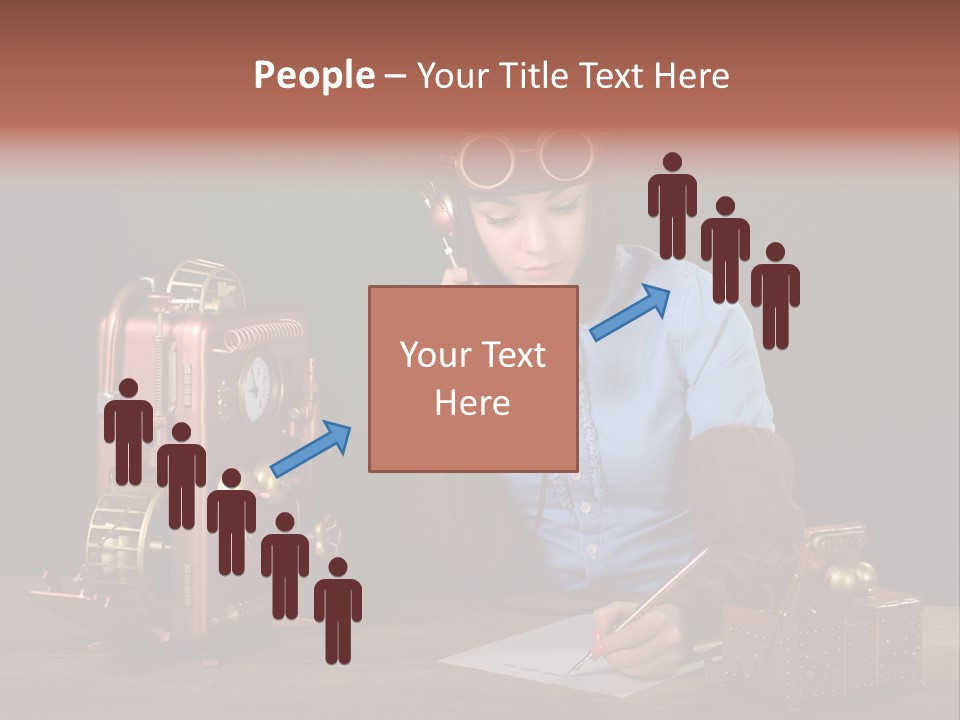 Beautiful Looking Glass PowerPoint Template