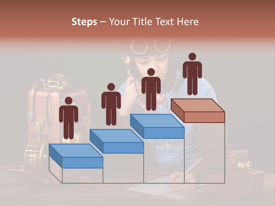Beautiful Looking Glass PowerPoint Template