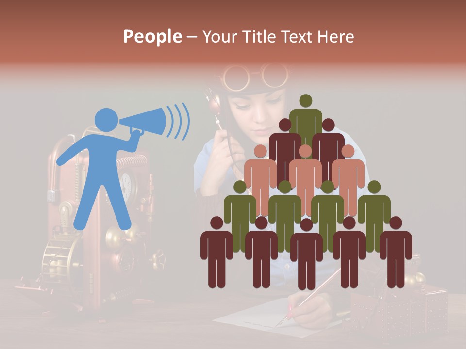 Beautiful Looking Glass PowerPoint Template