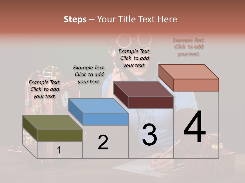 Beautiful Looking Glass PowerPoint Template